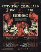 Every Time I Die and Comeback Kid announce UK/Euro tour with Knocked Loose and Higher Power