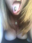 I've got a vibrating tongue ring and nobody to try it on.