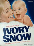 On May 3, 1973, The New York Times reported that the mother featured on the box of Ivory Snow detergent was, in fact, Marilyn Chambers, the star of the recently released pornographic film Behind the Green Door. The advertising industry was scandalized and