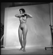 Bettie Page (1951) by Peter Basch (unpublished)