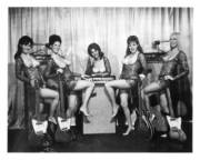 Retro girl band, The Lady Birds. 1968.