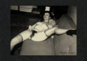 Rare Bettie Page photograph by Irving Klaw, 1954