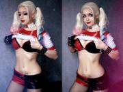 You gotta love the new Harley Quinn and her collar!
