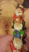 playing with my gnomes (f)