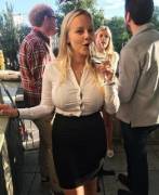 Elin Hakanson's breasts tryin' to climb out of her shirt...