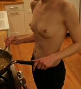 Topless Cooking (x-post from gonewild)