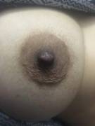 My brown and bumpy nipple ❤️Myra
