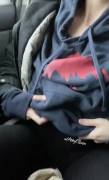 Busting out in the Uber :) [GIF] [OC]