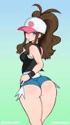 Hilda shaking her ass for you... (Afrobull, Washa) [Pokémon]