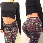 It isn't too early for Xmas yoga pants, is it?