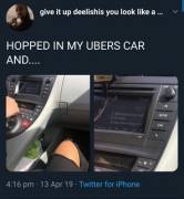 Uber driver playing my favourite song