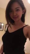 Asian Hottie Revealing Her Flawless Boobs