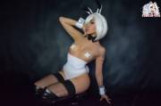 [SELF] 2Bunny from NieR: Automata cosplay (2B playboy style) - by [F]elicia Vox