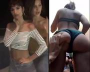 Emily Ratajkowski getting her tits and ass groped by Bella Hadid