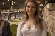 [/r/outdoorexposed] teen flashes her tits in mall
