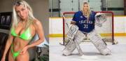 Mikayla Demaiter, Bluewater Hawks Hockey club goalie