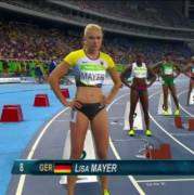 German sprinter Lisa Mayer
