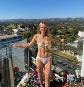 Caroline Wozniacki - Bikini on Balcony 11/10/19 - Insta