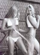 Brazilian synchronized swimming twins Branca and Bia Feres