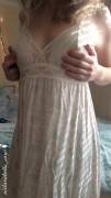 perky titties in my favorite nightgown