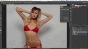 Swimsuit Model Photoshop gone too far.