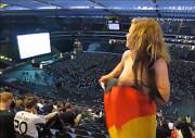German babe naked at the concert