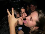 Hotties kiss during a party [via /r/slutsbedrunk]