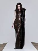 Stoya's shiny gown