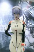 Rei Ayanami cosplay (x-post from /r/latexcosplay)