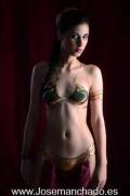 Slave Leia Bodypaint (video in comments) [ x-post from /r/CosplayBoobs ]