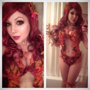 Autumnal Poison Ivy - Nicole Marie Jean As Poison Ivy In The Fall
