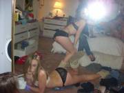 Messy room, dirty girls