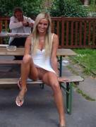 Picnic table pussy