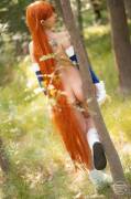 Roomi waiting naked in the forest ♡ [Galaxy Fight] (cosplay by Kerocchi)