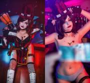 [Self] Borderlands - Mad Moxxi after hours in her bar~ Which do you prefer? by Ri Care