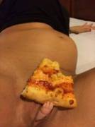 Unborn baby wants pizza