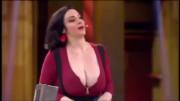 This game show cleavage