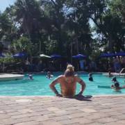 Handstands Out Of The Pool (GIF)