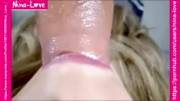 Horny Blonde giving a Nice Blowjob to a Huge Cock in FPOV