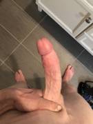 I once had someone ask me "Are you sure your gay?" I replied with "GOD I FUCKIN LOVE DICK" and i love showing off, so here is my 8.5" cock