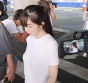 Red Velvet - Irene's Sizable Rack in a White T-Shirt