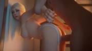 Mercy fucked against the wall (VG Erotica, Audio by Volkor) [Overwatch]