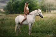 Naked horse ride