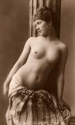Unknown model with perky breasts, 1890s