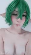 [self] My cosplay from Archer Elf from goblin slayer Ahegao - Patreon.com/Alicekyo