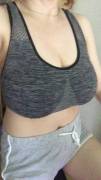 Working up a sweat. (F).orgive the line boobs...