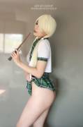 No RULES! Not time to class! Slytherin school girl