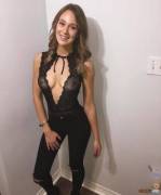 Ready for her night out