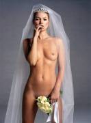 When your blushing bride is Kate Moss