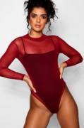 Red Hot Double Layered Leotards